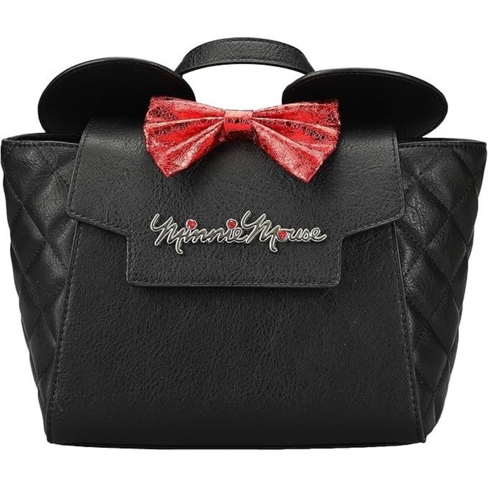 Bioworld Minnie Mouse Classic Cartoon Character Convertible Bag & Mini Backpack